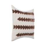 LN Essay Frothed Brown 22x22 Throw Pillow (Set of 2) by Classic Home at Eve Furniture