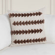 LN Essay Frothed Brown 22x22 Throw Pillow (Set of 2) by Classic Home at Eve Furniture