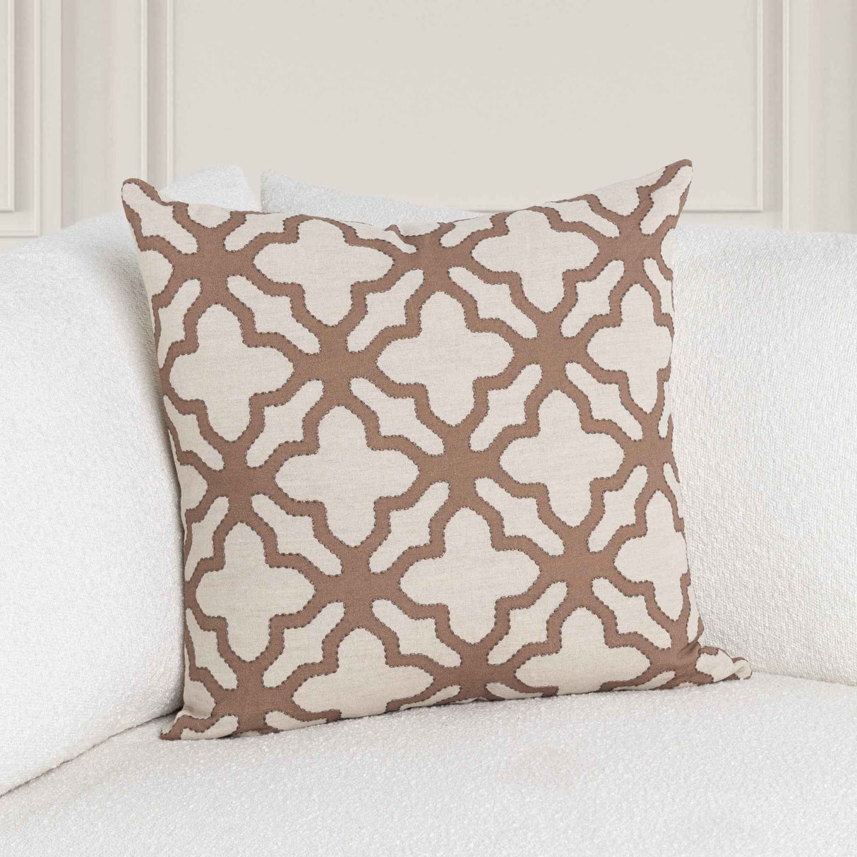 LN Mullan Frothed Brown 22x22 Throw Pillow (Set of 2) by Classic Home at Eve Furniture