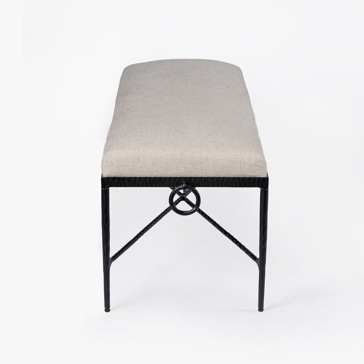 Loam Hammered Bench by Co.House Designs at Eve Furniture