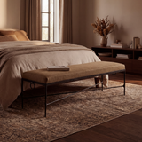 Loam Hammered Bench by Co.House Designs at Eve Furniture