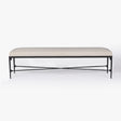 Loam Hammered Bench by Co.House Designs at Eve Furniture