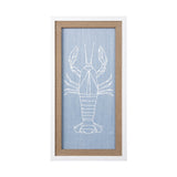Lobster I by Mercana Studio a Hand Embellished Textured Framed Art Print by Mercana at Eve Furniture