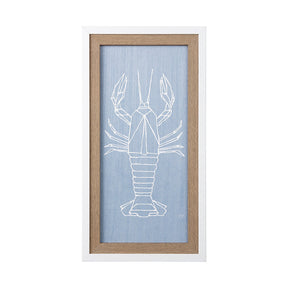 Lobster I by Mercana Studio a Hand Embellished Textured Framed Art Print by Mercana at Eve Furniture