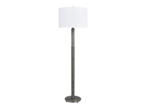 Lochley Gunmetal Floor Lamp by Crestview at Eve Furniture