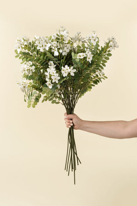 Locust Flower Branch, Set of 24 by Mercana at Eve Furniture