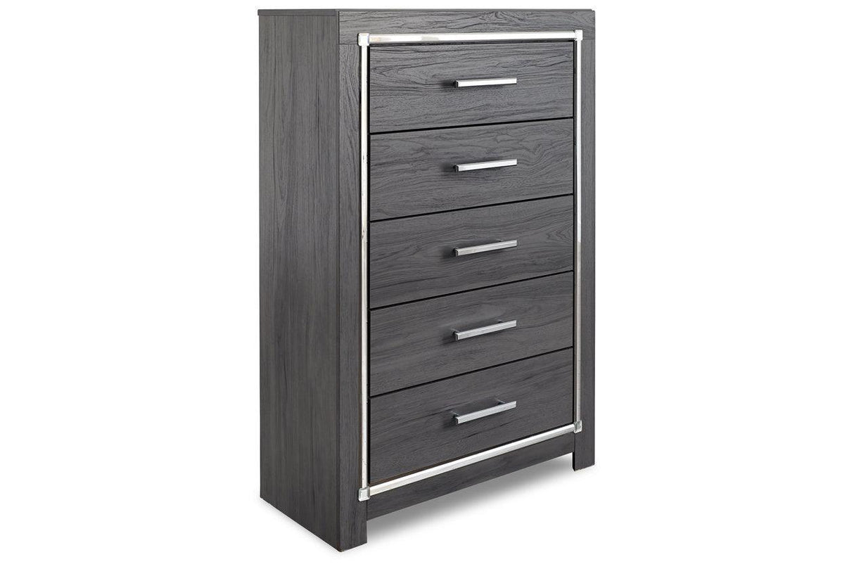 Lodanna Gray Chest of Drawers by Ashley at Eve Furniture