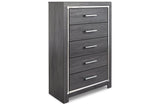 Lodanna Gray Chest of Drawers by Ashley at Eve Furniture