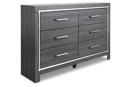 Lodanna Gray Dresser by Ashley at Eve Furniture