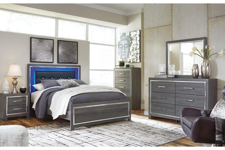 Lodanna Gray Dresser by Ashley at Eve Furniture