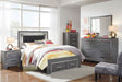 Lodanna Gray LED Storage Youth Panel Bedroom Set by Ashley at Eve Furniture