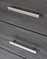 Lodanna Gray LED Upholstered Panel Bedroom Set by Ashley at Eve Furniture