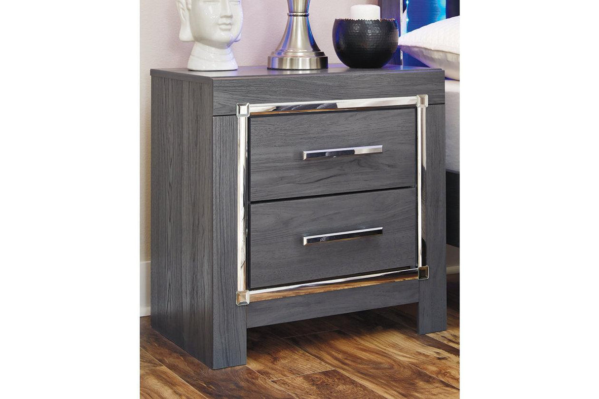 Lodanna Gray Nightstand by Ashley at Eve Furniture