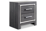 Lodanna Gray Nightstand by Ashley at Eve Furniture