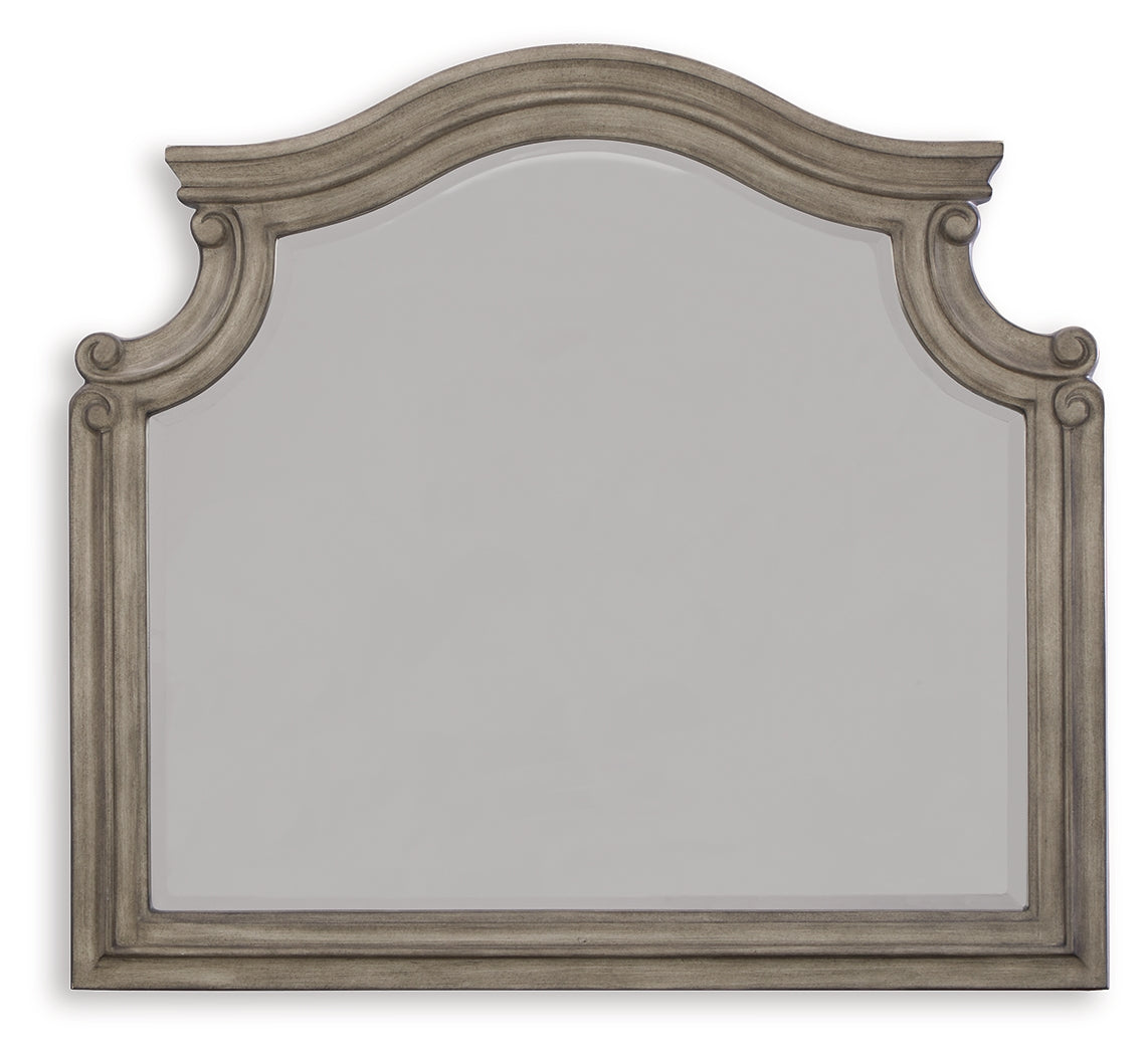 Lodenbay Antique Gray Bedroom Mirror (Mirror Only)