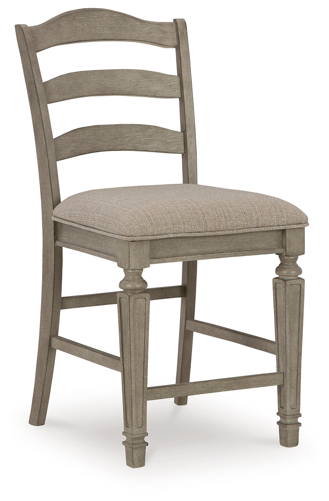 Lodenbay Antique Gray Counter Height Barstool, Set of 2