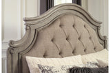 Lodenbay Antique Gray King Panel Bed by Ashley at Eve Furniture