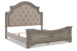 Lodenbay Antique Gray California King Panel Bed by Ashley at Eve Furniture