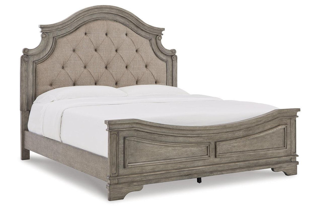 Lodenbay Antique Gray California King Panel Bed by Ashley at Eve Furniture