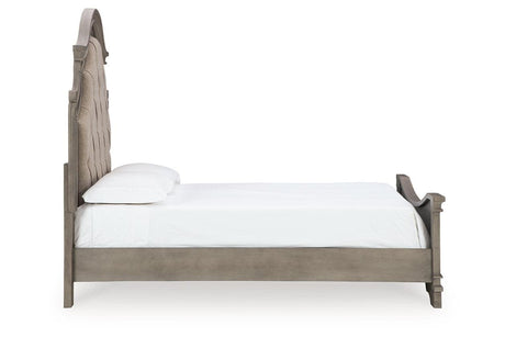 Lodenbay Antique Gray Queen Panel Bed by Ashley at Eve Furniture