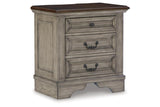 Lodenbay Two-tone Nightstand by Ashley at Eve Furniture