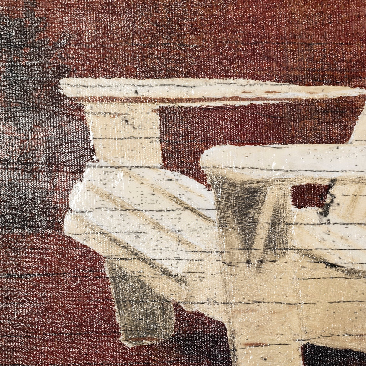 Lodge Signs II by James Wiens a Hand Embellished Textured Canvas by Mercana at Eve Furniture