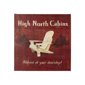 Lodge Signs II by James Wiens a Hand Embellished Textured Canvas by Mercana at Eve Furniture