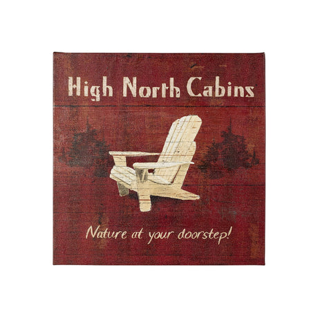 Lodge Signs II by James Wiens a Hand Embellished Textured Canvas by Mercana at Eve Furniture