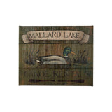 Lodge Signs IV by James Wiens a Hand Embellished Textured Canvas by Mercana at Eve Furniture