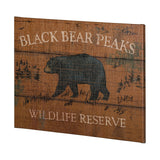 Lodge Signs V by James Wiens a Hand Embellished Textured Canvas by Mercana at Eve Furniture