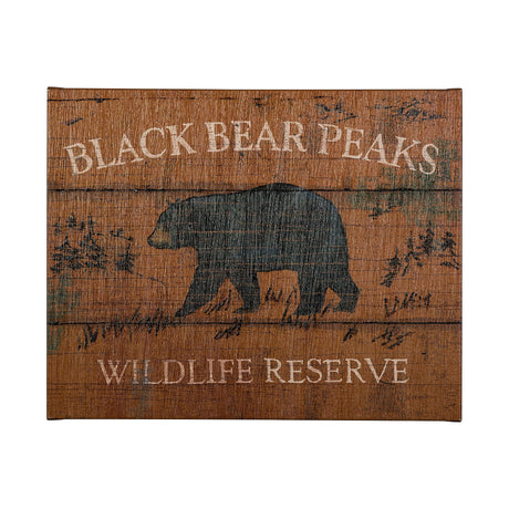 Lodge Signs V by James Wiens a Hand Embellished Textured Canvas by Mercana at Eve Furniture