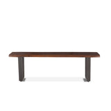 Loft 56" Bench in Walnut by Home Trends & Design at Eve Furniture