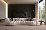 Loft Ivory Curved Living Room Set by Mobella at Eve Furniture