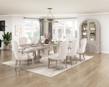 Lofton Light Gray Curio Cabinet by Homelegance at Eve Furniture