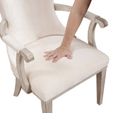 Lofton Light Gray/Ivory Arm Chair, Set of 2 by Homelegance at Eve Furniture