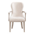Lofton Light Gray/Ivory Arm Chair, Set of 2 by Homelegance at Eve Furniture
