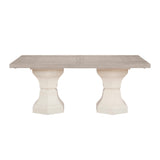 Lofton Light Gray/Ivory Extendable Dining Set by Homelegance at Eve Furniture