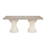 Lofton Light Gray/Ivory Extendable Dining Set by Homelegance at Eve Furniture