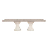 Lofton Light Gray/Ivory Extendable Dining Set by Homelegance at Eve Furniture