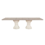 Lofton Light Gray/Ivory Extendable Dining Set by Homelegance at Eve Furniture