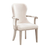 Lofton Light Gray/Ivory Extendable Dining Set by Homelegance at Eve Furniture