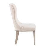 Lofton Light Gray/Ivory Side Chair, Set of 2 by Homelegance at Eve Furniture