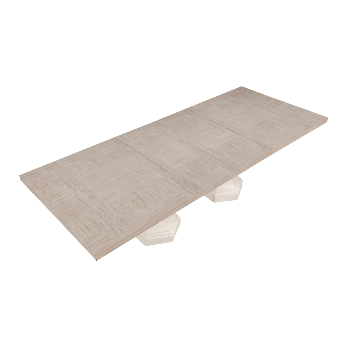Lofton Light Gray/White Extendable Dining Table by Homelegance at Eve Furniture