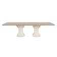 Lofton Light Gray/White Extendable Dining Table by Homelegance at Eve Furniture