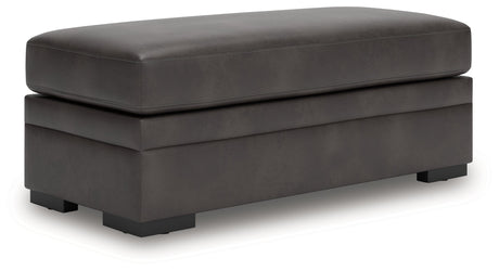 Lofton-Pike Shadow Oversized Accent Ottoman by Ashley at Eve Furniture