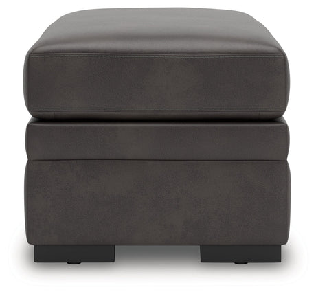 Lofton-Pike Shadow Oversized Accent Ottoman by Ashley at Eve Furniture