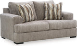 Lofwood Fossil Loveseat by Ashley at Eve Furniture