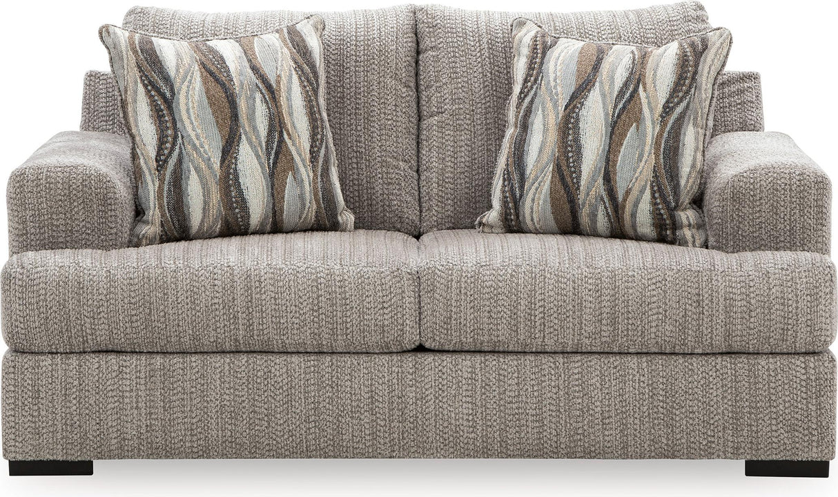 Lofwood Fossil Loveseat by Ashley at Eve Furniture