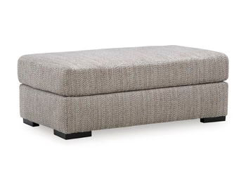 Lofwood Fossil Ottoman by Ashley at Eve Furniture
