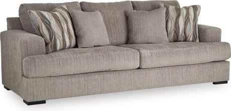 Lofwood Fossil Sofa and Loveseat by Ashley at Eve Furniture